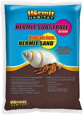 Hermit Habitat Terrarium Sand, 2-Pound, Dark Brown