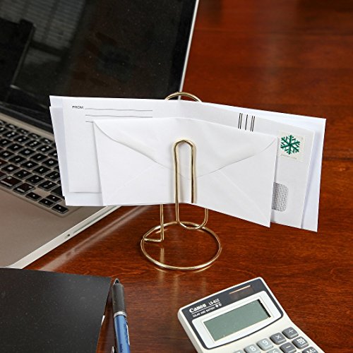 HomeX Jumbo Desk Paper Clip Memo Holder & Organizer, Perfect Office