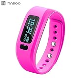 InnKoo Activity Tracker for Kids, U2 Fitness Tracker Pedometer Watch Steps Calories Counter Smart Bracelet Wristband Sports Band Sleep Tracker, for Women Men Kids Seniors Bluetooth Sync (Violet)