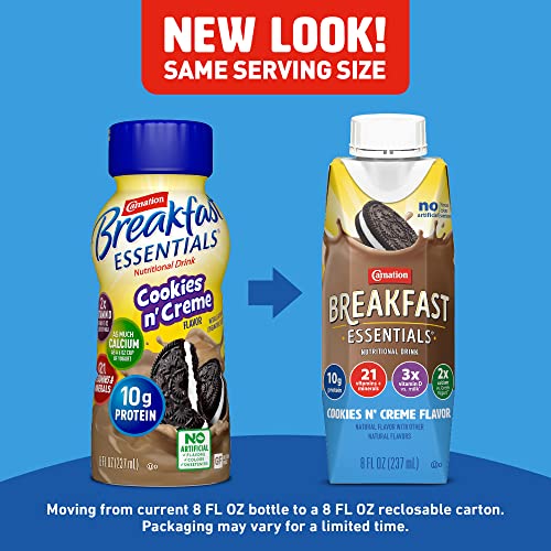Carnation Breakfast Essentials ReadytoDrink, Cookies n' Creme, 8 FL