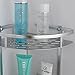 KES A4022B Tub and Shower Large Corner Basket Two Tier with Wall Mount Aluminum