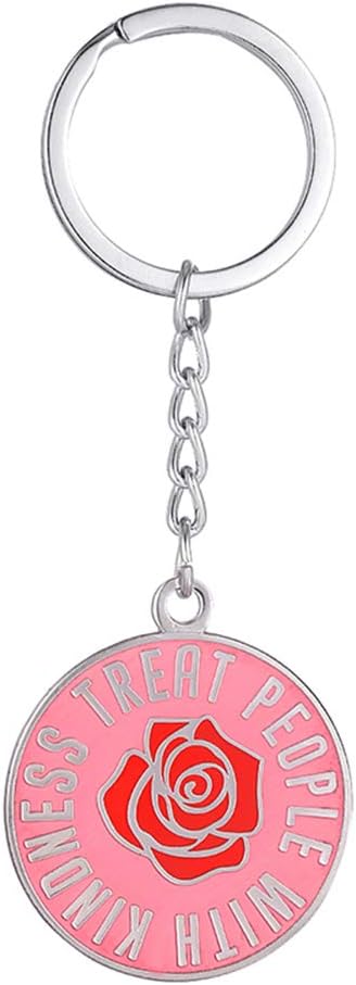 GuDeKeTreat People With Kindness key chain backpacks keychain
