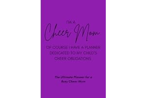 The Ultimate Cheer Mom Planner: Dark Purple