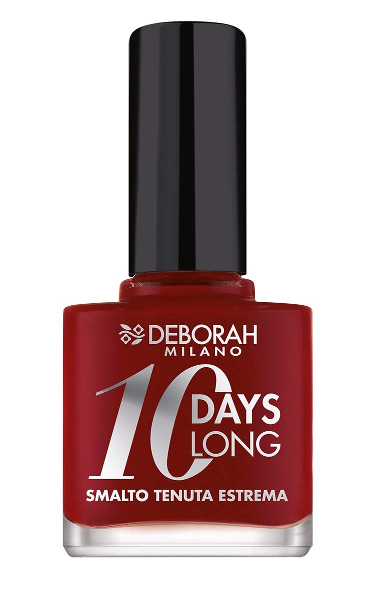 Deborah Milano 10 Days Long Nail Enamel 161, Dark Red