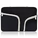 Ivencase 11-11.6 inch Soft Laptop Tablet Sleeve, Case Cover with Zipper, Built-in 2 Pockets for Notebook Computer/MacBook/MacBook Air/Chromebook - Black