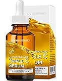 Triple Vitamin C Serum, Professional Topical Facial Skin Care, L-ascorbic Acid, 3 Vitamin C Serums in One - 1 oz.