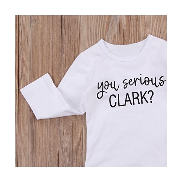 2Pcs Baby Boys Long Sleeve Letter Romper T-Shirt Pants Christmas Cotton Pajama Outfits Set - Image 3