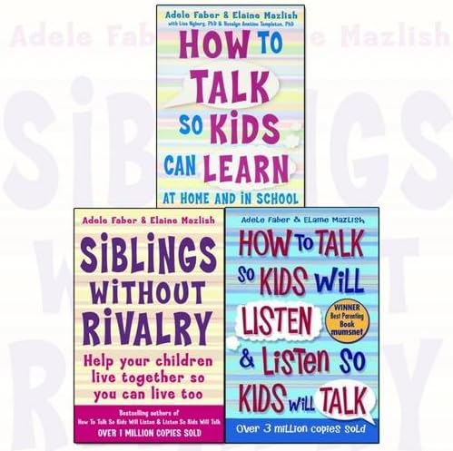 How To Talk So Kids and Teens Will Listen To Parent Collection 3 Books Set (Series 1)