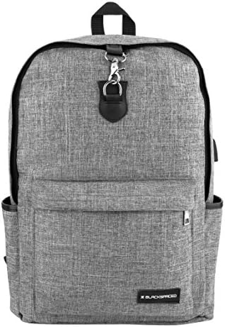 Blackspaced Laptop Backpack for Men with Charging Port 15.6" Water Resistant.