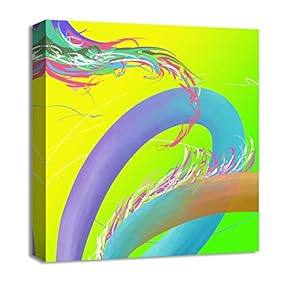 Canvas Wall Art Abstract Painting Artwork for Home Prints Framed - 12x12 inches