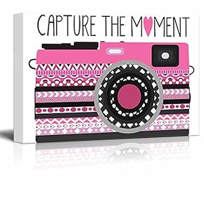 Capture The Moment Pink Zentangle Camera on a...