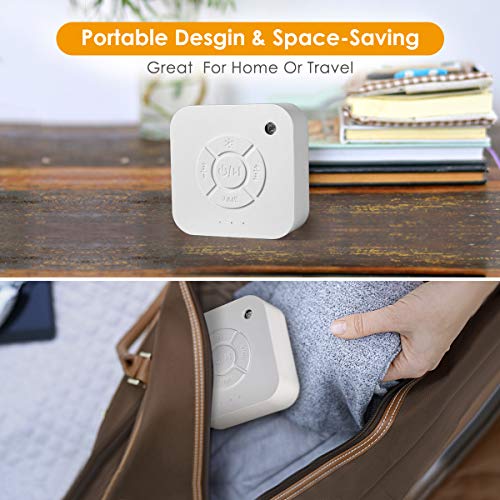 White Noise Machine, 2019 Upgraded Sleep Relax Sound Machine with 8 Soothing Nature Sounds and Sleep Timer