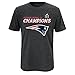 Outerstuff NFL New England Patriots Super Bowl 51 Triumphant Short Sleeve Tee, Charcoal, 4T