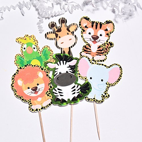safari cake toppers for baby shower