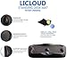 Licloud Standing Desk Mat- Ergonomic Anti-Fatigue Comfort Floor Mat for Office & Workstation with Massage Ball, Black