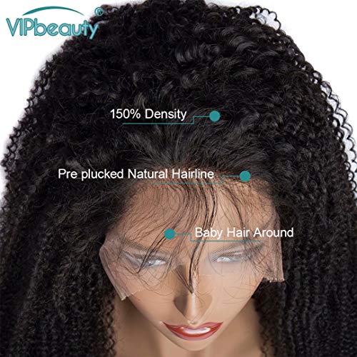 Mongolian-Afro-Kinky-Curly-Wig13x4-Natural-Black-Lace-Front-Human-Hair-Wigs-For-Black-Women-Pre-Plucked-150-Density-Human-Hair-Wigs10-Inch150
