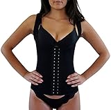 Chicastic Latex Rubber Neoprene Waist Trainer/Cincher Vest Style Body Shaping Corset Shapewear