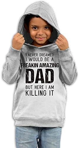 Little Kid Amazing Dad Hero Hiking Shirt Thermal Novelty Boys Pullover Hoodie Sweatshirt 4 Toddler