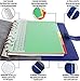 SOM.L A5 6-Ring Binder Comes with 5 Color Dividers, Ruler, 48 Sheets Blank Paper, 16 Printable PDF Templates Refillable DIY Planner Kit