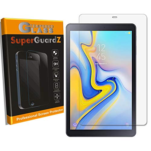 SAM Tab A 10.5 Screen Protector [Tempered Glass], SuperGuardZ, 9H, 0.3mm, 2.5D Round Edge, Anti-Scratch, Anti-Bubble [Lifetime Replacement] + 2 Stylus Pen