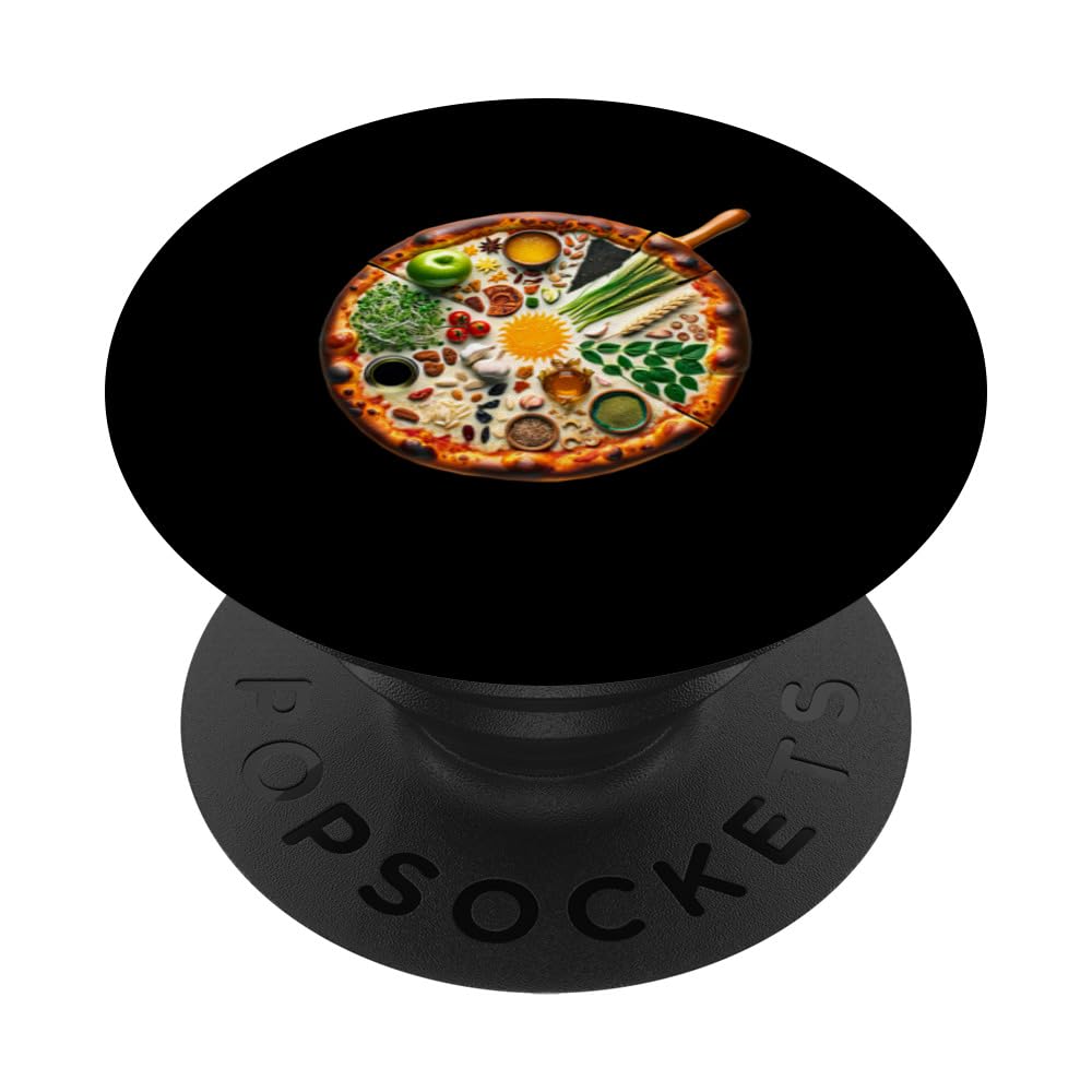 Haft Seen Pizza Nowruz Celebration Spring Lucky Persian New PopSockets Swappable PopGrip