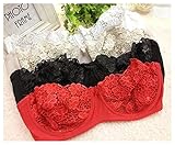 Sexy Womens Bra Lace Embroidered Female Lingerie Bralette Size 32-44 A B C D Cup