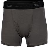 Eberlestock Lochsa Merino Brief, Chafe-Free Base Layer for Hot and Cold Conditions, 180 GSM, Gunmetal, X-Large