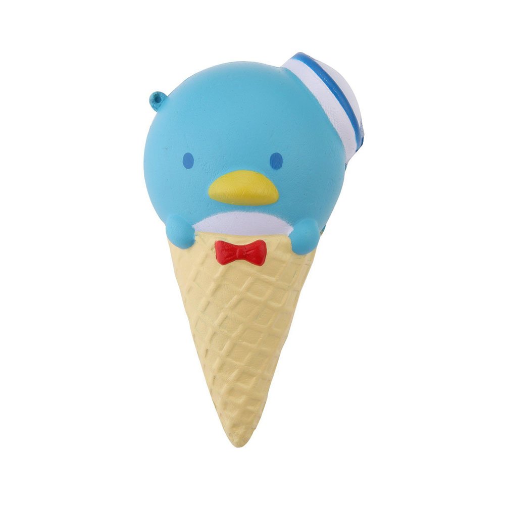 Slow Squishies Rising Ice Cream,ASDOMO 10CM Slow Rebound PU Simulation Mini Cartoon Ice Cream Cone Random 1PCS