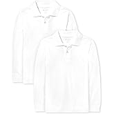 The Children's Place Boys Uniform Long Sleeve Pique Polo