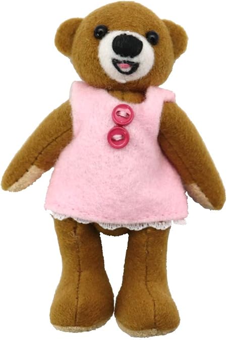 Amazon Co Jp プティルウ 可愛いくまさんのぬいぐるみ プレイングハウス ガール くま ぬいぐるみ テディベア おもちゃ