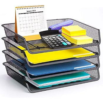 4 Pack Simple Trending Stackable Office Desk Supplies Organizer Desktop File Letter Tray Holder Organizer Black #trending #products #to #sell 4 Pack Simple Trending Stackable Office Desk Supplies Organizer Desktop File Letter Tray Holder Organizer Black