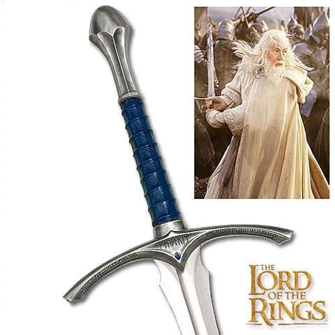 Hobbit Lord of the Rings Glamdring Museum Collection Sword
