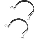 QWORK Battery Lifting Strap Compatible With T105, 2 Pack Car Belt Handling Mounting Bracket Lifter