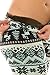 Women's Comfy Geo Tribal Winter Season Printed Lined Fleece Leggings Plus Size One Size X056