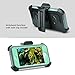 ULAK Case for iPod Touch 7, iPod Touch 6 Case, Knox Armor Dual Layer Hybrid Protective Cover with Belt Clip Holster for iPod Touch 7th/6th/5th Generation (Green)
