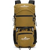 Bseash 30L Lightweight Hiking Backpack, Outdoor Sport Waterproof Travel Bag Daypack for Cycling Climbing Skiing (Khaki)