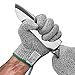 Hepcare Cut Resistant Gloves,Food Grade High Performance Level 5 Hand Protection Safety Cut Gloves for Kitchen,Wood Carving,Yard Work,Hand Work, 1 Pair,Bonus User Manual Included (Medium)