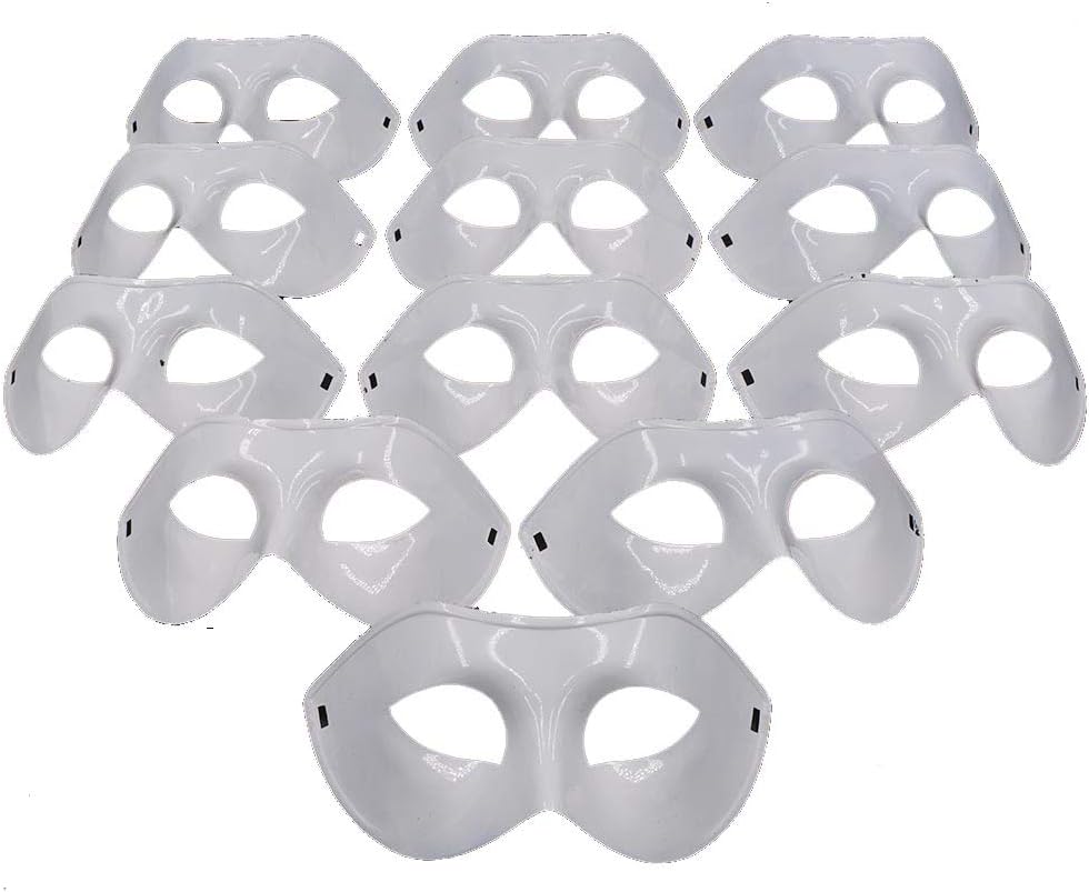 Yiseng Masquerade Mask Party Favors 12pcs Mardi Gras Venetian Half Face Mask Halloween Novelty Gifts