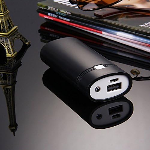 Battery Power Bank With Bright LED Flashlight, FNWD 18650 Battery DIY Charging Bank USB External Phone Charger Pack Power Bank for iPhone, iPad & Samsung Galaxy & More Devices