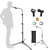 Mic Stand, Boom Microphone Stands Tripod Gooseneck