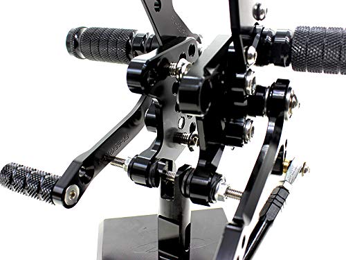 image for Krace Front Motorcycle Rearsets Footpegs Foot Pegs Rear Set Footrests 