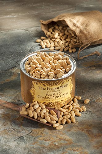 The Peanut Shop of Williamsburg Seasoned Virginia Peanuts, Sea Salt & Cracked Pepper, 32 Ounce