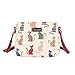 Signare Tapestry Crossbody Bag Shoulder Purse for Women In Cheeky Cat Design (XB02-CHEKY)