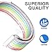 CAVN Nylon Bands Compatible with Fitbit Versa/Versa Lite Bands for Women Men, Breathable Watch Strap Adjustable Closure Replacement Wristband Accessories (Rainbow)