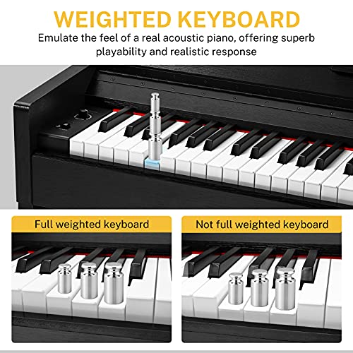 Donner DDP90 Digital Piano, 88 Key Weighted Piano Keyboard for