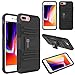 CoverON [Explorer Series] Fit iPhone 8 Plus Holster Case, iPhone 7 Plus Belt Clip Case, Holster Hybrid Armor Belt Clip Hard Phone Cover for Apple iPhone 8 Plus/iPhone 7 Plus Holster Case - Black