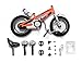 RoyalBaby Kids Bike Boys Girls Space No. 1 Aluminum 3-9 Years Old 12 14 16 18 Inch Training Wheels Kickstand Black Red Orange Kids Bicycle