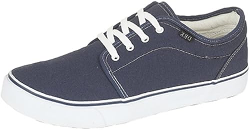 white canvas deck shoes