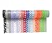 Washi Tape set 18 rolls by Tanpopo Art -Classic Collection | Geometric Patterned Tapes in Vibrant Bright Colors