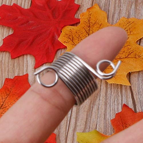 Best Quality Stainless Steel Yarn Threader Finger Ring Wool Thread Thimble Knitting Sew S L, Yarn Needle Threaders - Antique Yarn Tool, Yarn Sewing Needle, Yarn Threader, Needle Yarn - Thumbnail 4